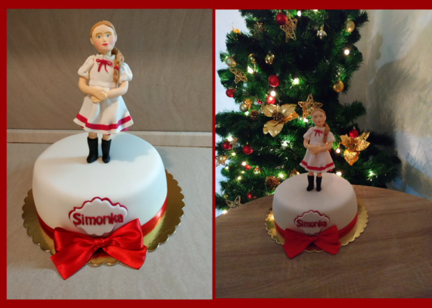 Dievčatko v kroji, torta, Torty pre dievčatá, Zdenka Kapustkova, 1