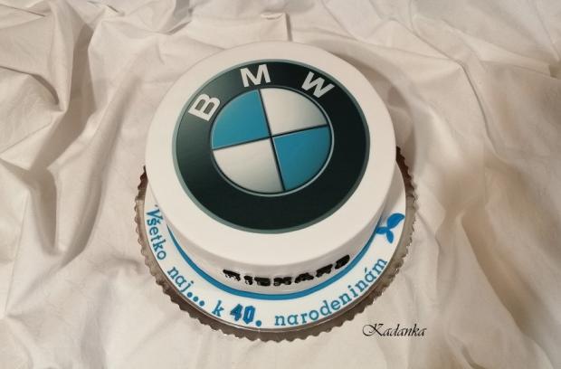 BMW, torta, Narodeninové torty, Kadanka, 2