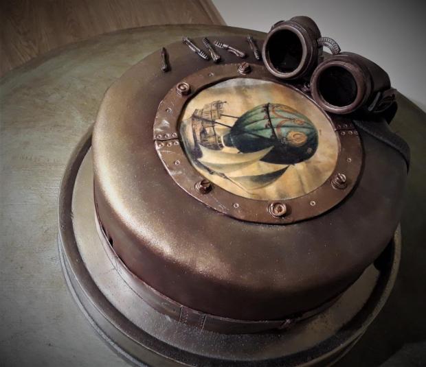 Steam punk balónová, torta, Narodeninové torty Steam punk balónová, torta, Narodeninové torty, Tasso, 1