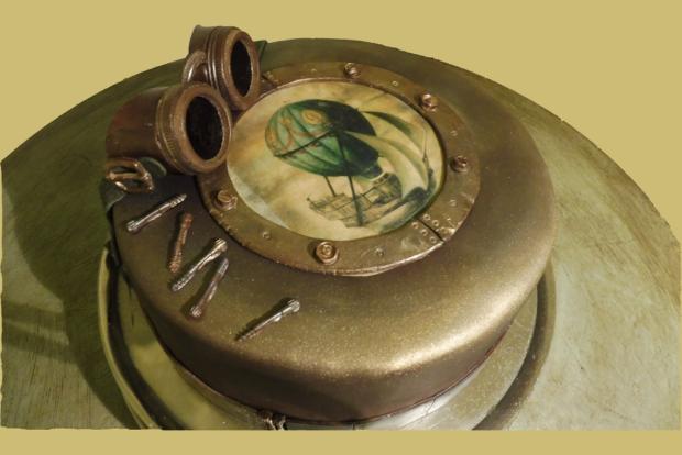 Steam punk balónová, torta, Narodeninové torty Steam punk balónová, torta, Narodeninové torty, Tasso, 3