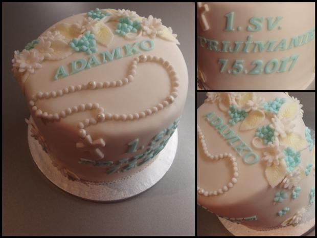 1.sv.prijímanie, torta, Torty na cirkevné sviatky, apple, 1