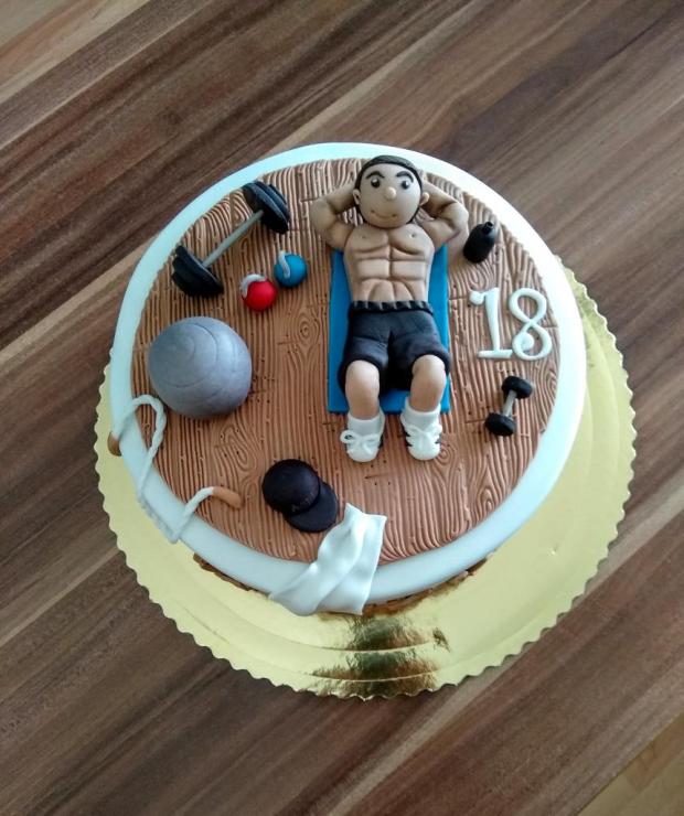 Pre mladého športovca, torta, Narodeninové torty, Mirka02, 2