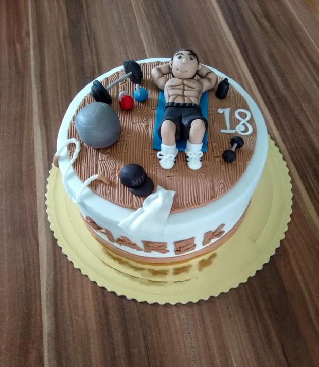 Pre mladého športovca, torta, Narodeninové torty, Mirka02, 1