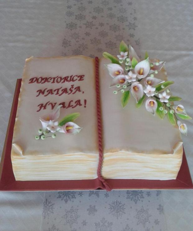 Na rozloučenou z doktorkou, torta, Netradičné torty, JASNA LUKAŠ, 1