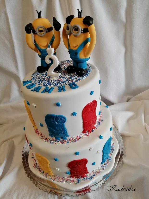 Minions - Mimoni, torta, Rozprávkové torty, Kadanka, 2
