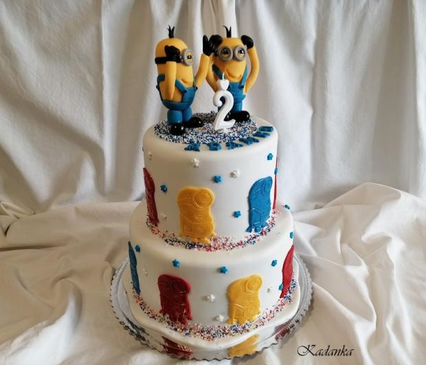 Minions - Mimoni, torta, Rozprávkové torty, Kadanka, 3