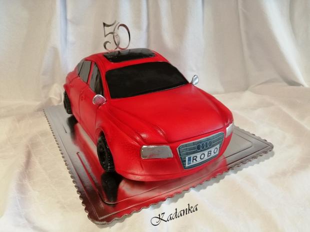 Audi A5 Sportback, torta, Torty autíčka, vláčiky, Kadanka, 1