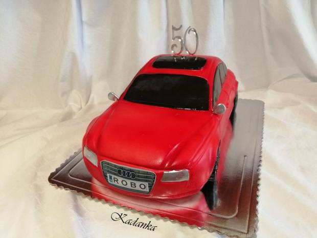 Audi A5 Sportback, torta, Torty autíčka, vláčiky, Kadanka, 2