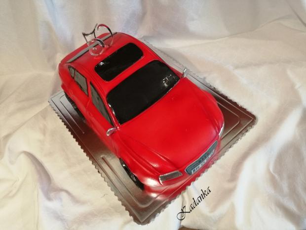 Audi A5 Sportback, torta, Torty autíčka, vláčiky, Kadanka, 4