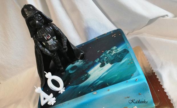 Torta - Hviezdne vojny - Darth Vader, torta, Narodeninové torty, Kadanka, 2