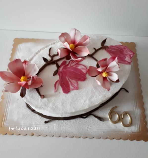 Zamatova s magnoliami, torta, Narodeninové torty, katarina73, 1