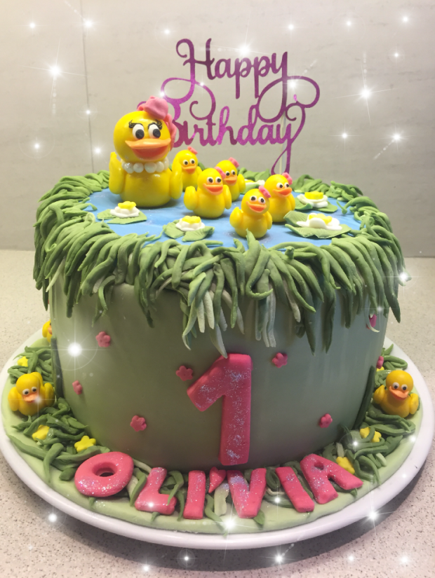5 malých kačičiek "Five little ducks" , torta, Torty pre dievčatá, Alexandra601, 1