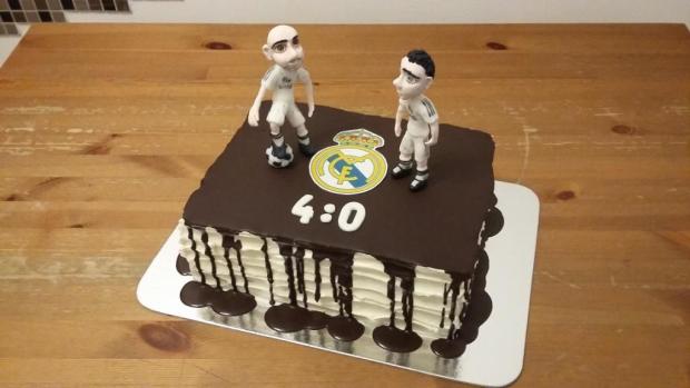 Futbalisti Realu Madrid, torta, Narodeninové torty, juraj.ba, 1
