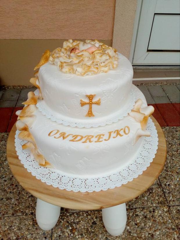 Na krst, torta, Torty na krstiny, Mišela, 1