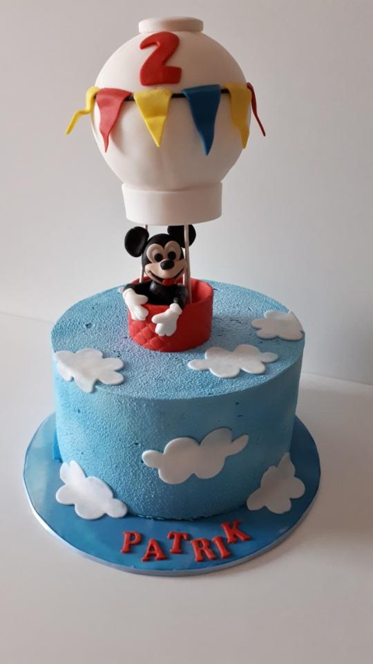 Mickey v baloniku, torta, Rozprávkové torty, katarina73, 1