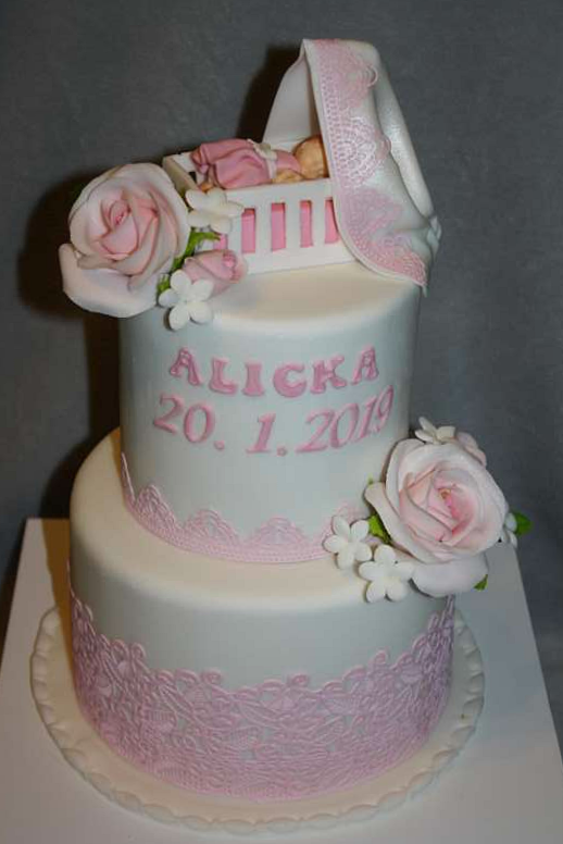 Krstinová, torta, Torty na krstiny, stanula, 1