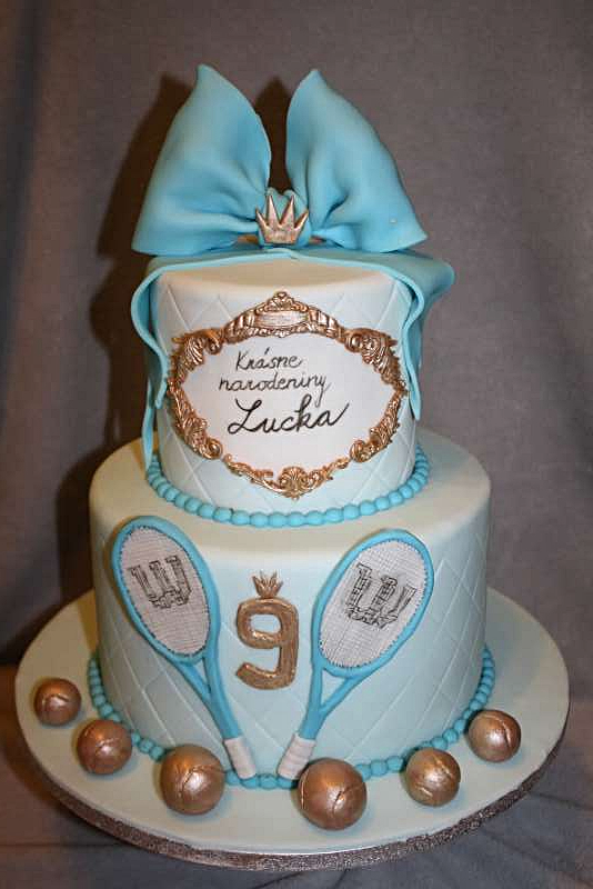 Pre malú tenistku, torta, Športové torty Pre malú tenistku, torta, Športové torty, stanula, 1