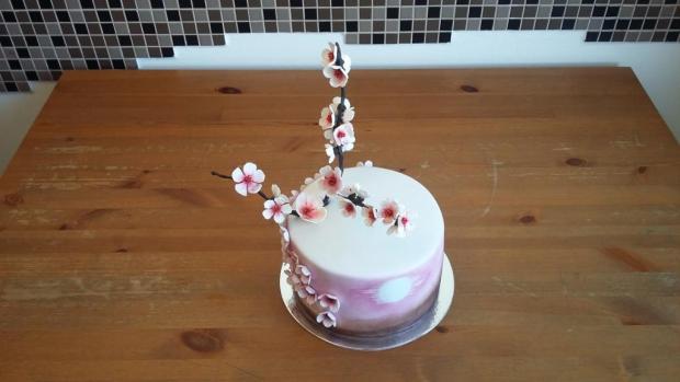 Japonská čerešňa SAKURA, torta, Narodeninové torty, juraj.ba, 1