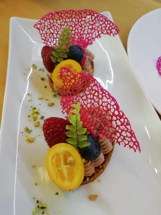 Mini dezert zdobený čoraz tuiles , torta, Zákusky, zuzanka12, 1