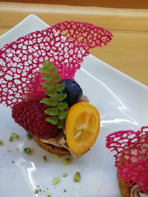 Mini dezert zdobený čoraz tuiles , torta, Zákusky, zuzanka12, 2