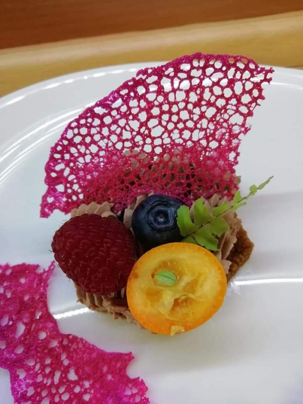 Mini dezert zdobený čoraz tuiles , torta, Zákusky, zuzanka12, 5
