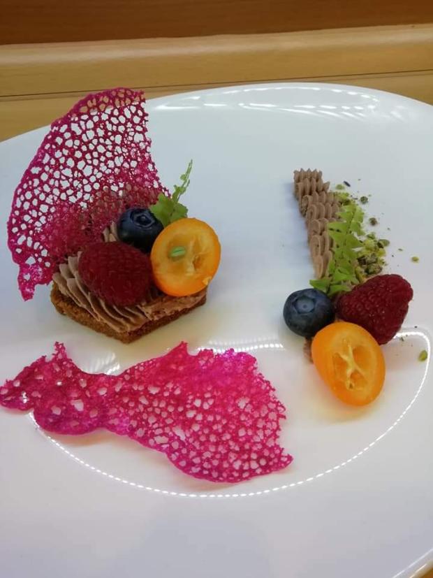 Mini dezert zdobený čoraz tuiles , torta, Zákusky, zuzanka12, 4