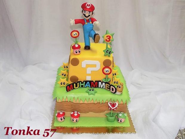 super Mário, torta, Ostané torty pre deti super Mário, torta, Ostané torty pre deti, Tonka 57, 1