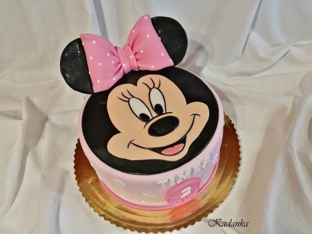 Miška Mini - Minnie Mouse, torta, Rozprávkové torty, Kadanka, 1