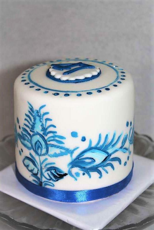 Modranská keramika, torta, Narodeninové torty, stanula, 1