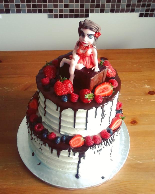 Havajská slečna, torta, Netradičné torty, juraj.ba, 1