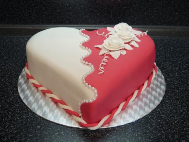 Narodeninové srdce, torta, Narodeninové torty, alapk, 1