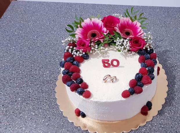 k vyročiu, torta, Svadobné torty, MK martina, 1