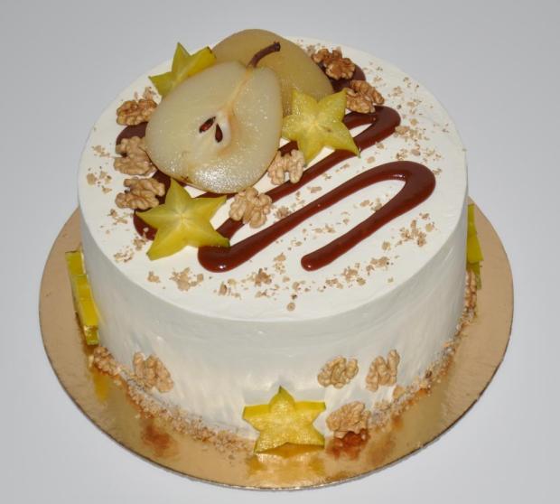 Hrušková tortička, torta, Narodeninové torty, MYŠKA B., 1
