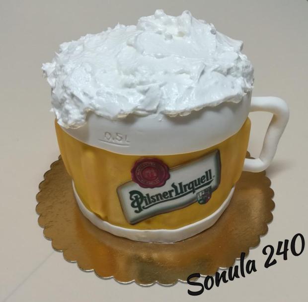 Pivo k 50 tke, torta, Narodeninové torty, sonula240, 1
