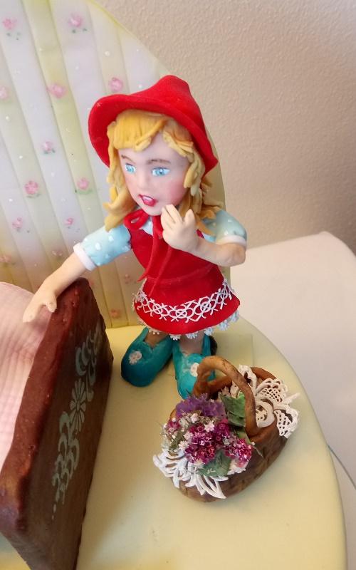 Červená čiapočka pre vnučku, torta, Rozprávkové torty Červená čiapočka pre vnučku, torta, Rozprávkové torty, mariaJ, 3