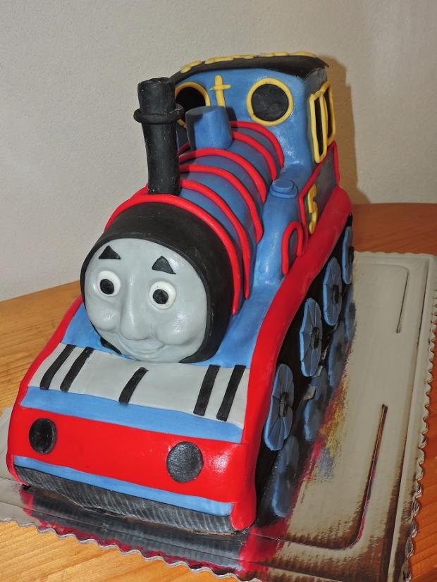 vláčik Tomáš, torta, Torty autíčka, vláčiky, Obertová Mária, 1
