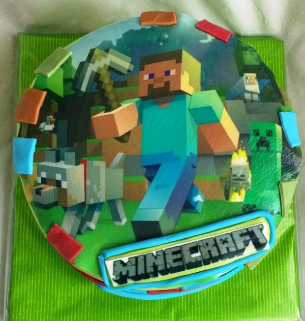 Minecraft..., torta, Ostané torty pre deti, Mariolka, 1