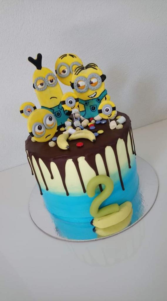 Mimoni , torta, Rozprávkové torty, Danda78, 1