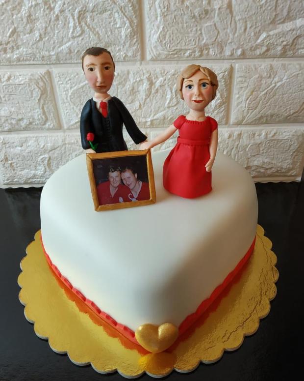 K výročiu :), torta, Netradičné torty, Zdenka Kapustkova, 1