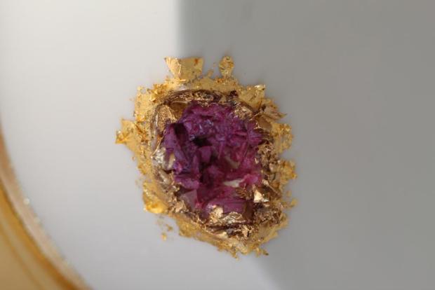 Minimalistická s detailom,, geode" a 24k zlatom, torta, Netradičné torty, Cakes by Miša, 3