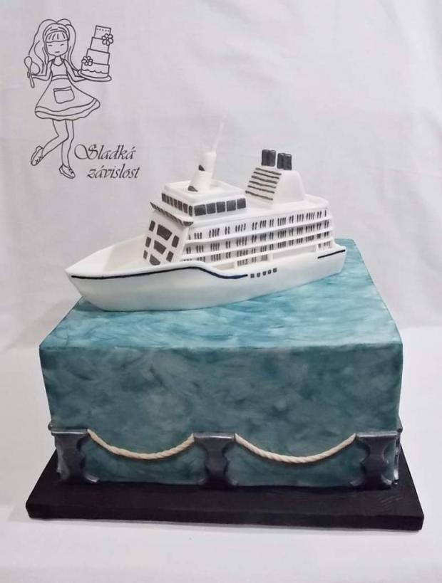 Zaoceánská loď, torta, Narodeninové torty, Sladká závislost, 1