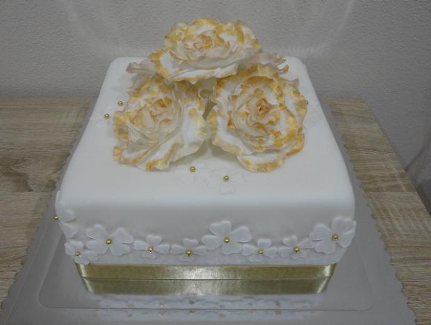 svadobný štvorec, torta, Svadobné torty, Janka208, 1