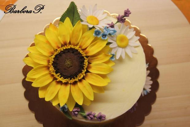 Se slunečnicí, torta, Narodeninové torty, BarboraP., 2