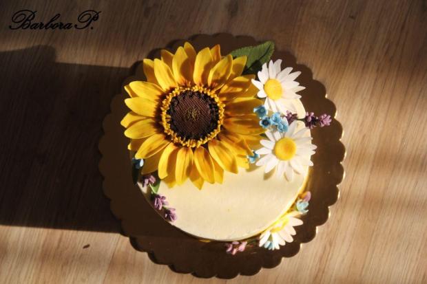 Se slunečnicí, torta, Narodeninové torty, BarboraP., 4