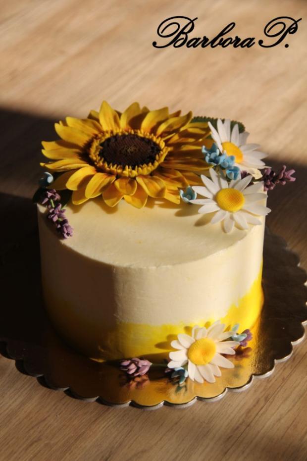 Se slunečnicí, torta, Narodeninové torty, BarboraP., 3