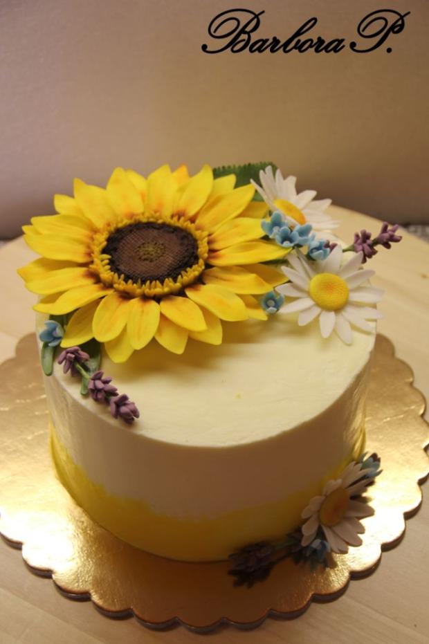 Se slunečnicí, torta, Narodeninové torty, BarboraP., 1