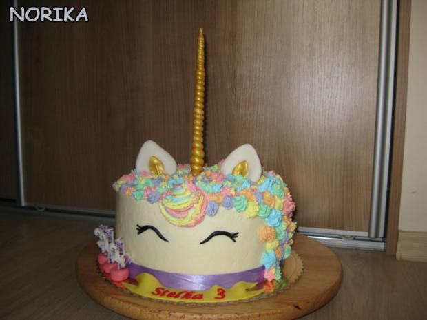 Jednorožec, torta, Torty so zvieratkami, norika, 1