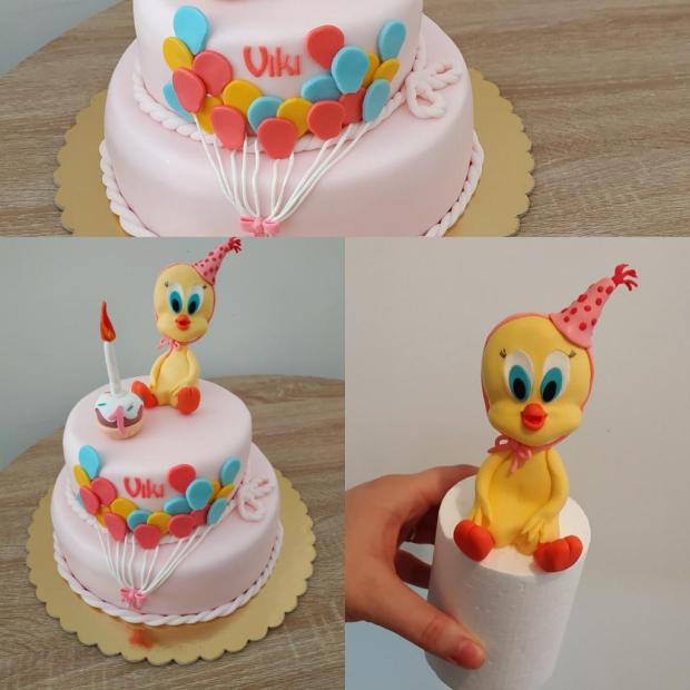 Tweety, torta, Torty pre dievčatá, Zdenka Kapustkova, 1