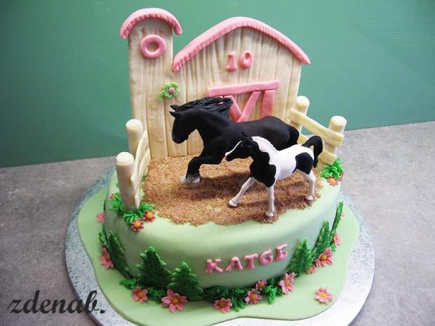 s koníky, torta, Narodeninové torty, zdenab., 1
