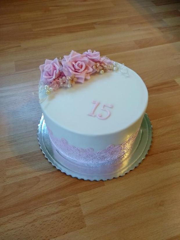 Romantická pre 15-tku, torta, Narodeninové torty, Mirka02, 1